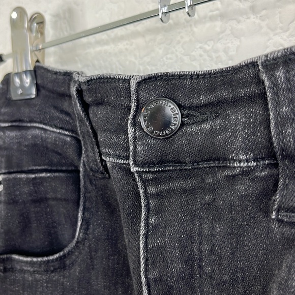 Alexander Wang Stovepipe Slit Hem Denim Flat Back Trouser Denim Jeans - Picture 6 of 9